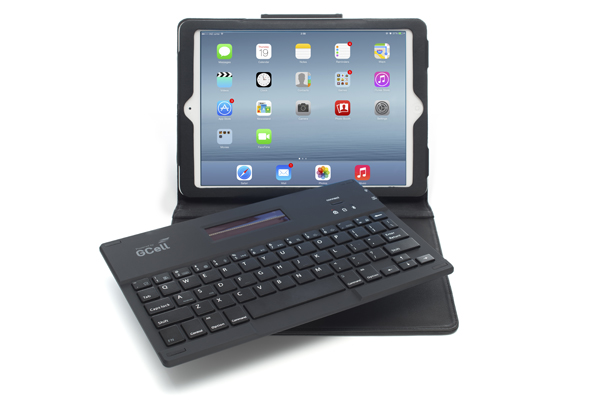 Solar Powered Keyboard Folio For iPad Air 2